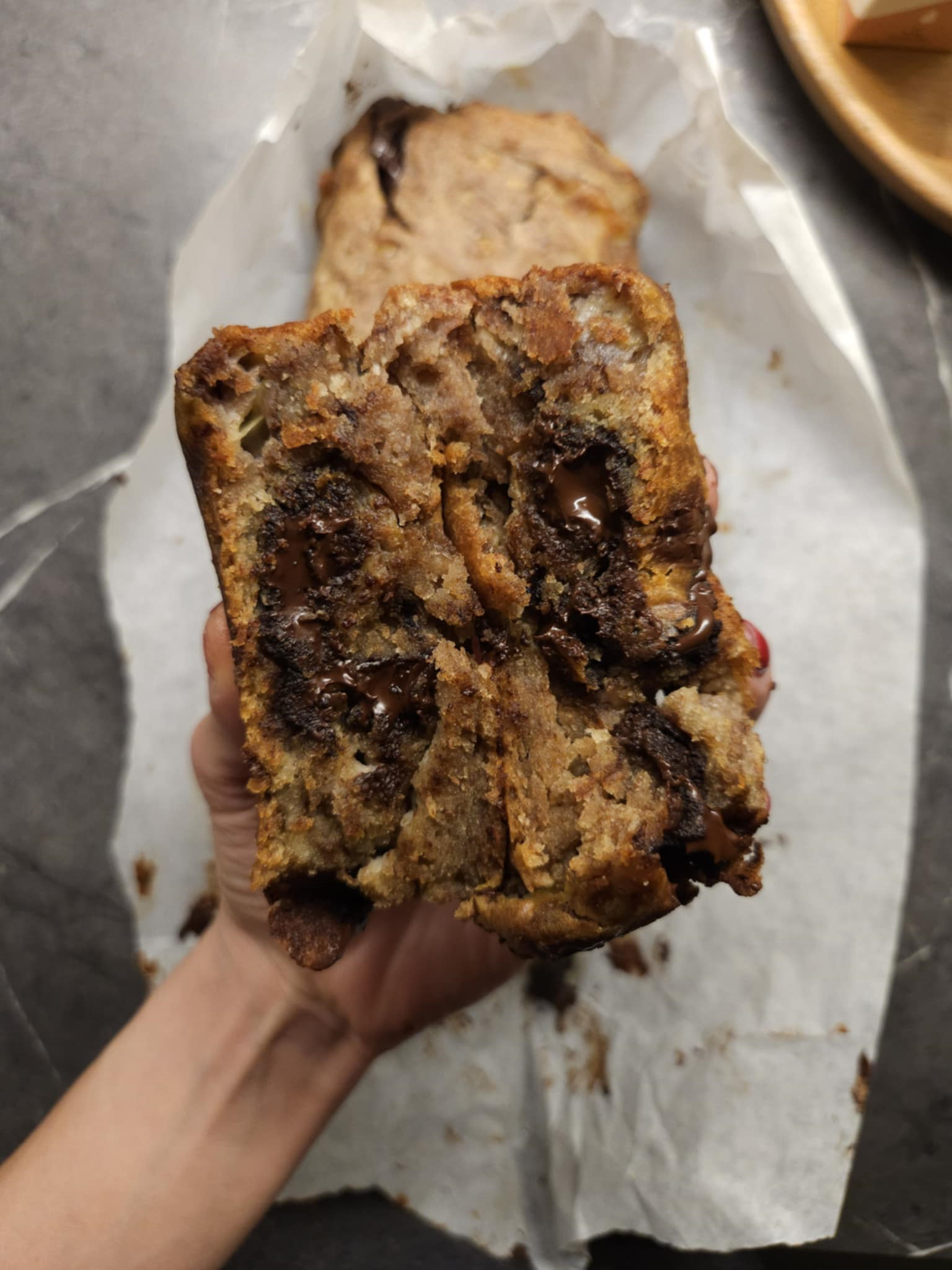 Banana Bread με Κάρδαμο και Σοκολάτα