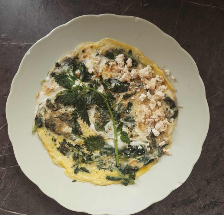 Ομελέτα με τσουκνίδα